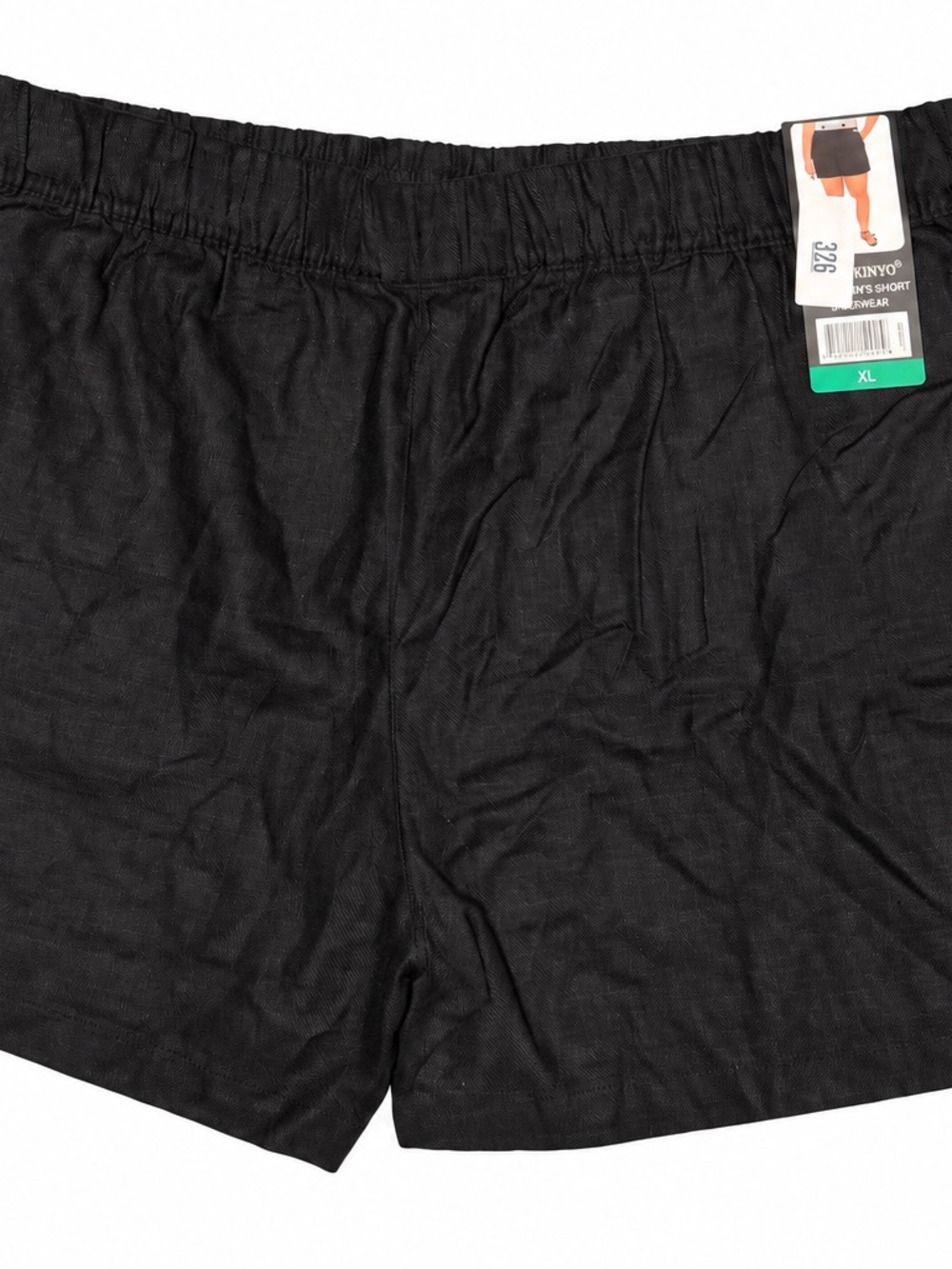 Blank NYC Black Athletic Elastic-Waist Shorts - Picture 5 of 5